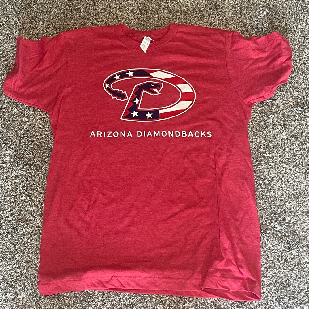 New 2025 M Medium Arizona Diamondbacks 4th of July Patriotic T-Shirt SGA 7/5